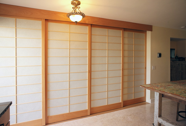 Custom Japanese Shoji Screens, Japanese Style Sliding Closet Doors